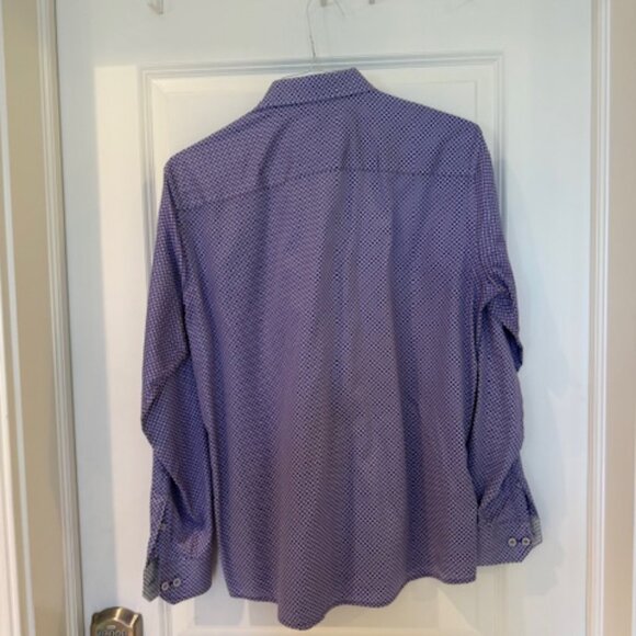 Lot of 4 Johnston & Murphy Printed Cotton Shirts (M) - Picture 14 of 16